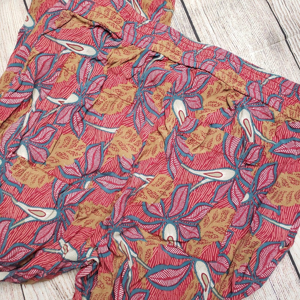 Ann Taylor Loft Multicolor Patterned Pants Floral… - image 6